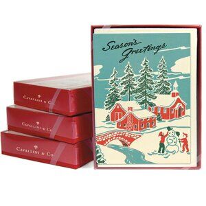 Cavallini & Co. Winter Wonderland Christmas Boxed Notecards